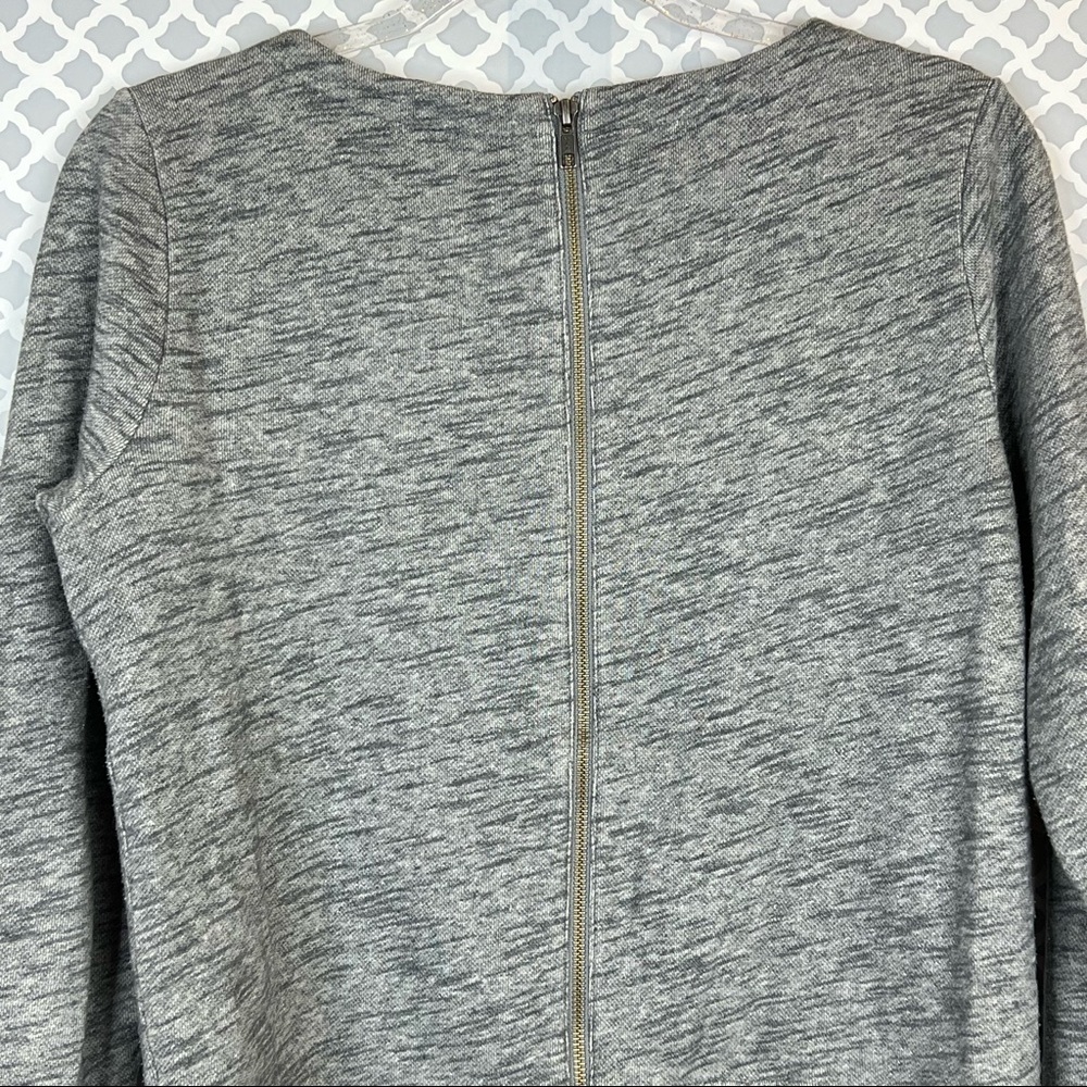 GUC Madewell Heather Grey Back Zip Sweatshirt - Picture 9 of 11